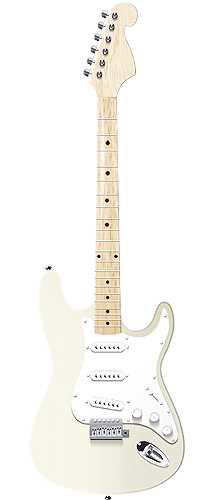 Astral 3 – Olympic White, Alder body, Clear Maple Neck, White Pickguard 